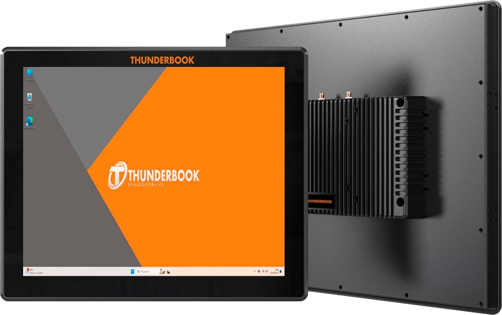 Panel PC 17" Windows - Hercules W170 - FRONTAL AND BACK