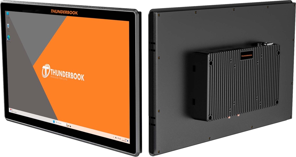 Panel PC 18,5" Windows - Hercules W185 - ANTERIOR Y POSTERIOR