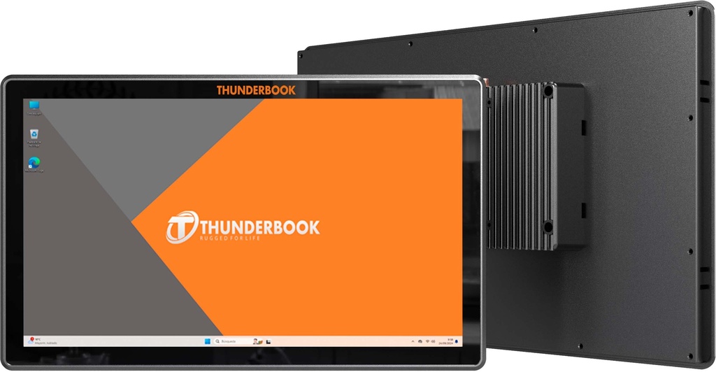 Panel PC 18,5" Windows - Hercules W185 - FRONT AND BACK