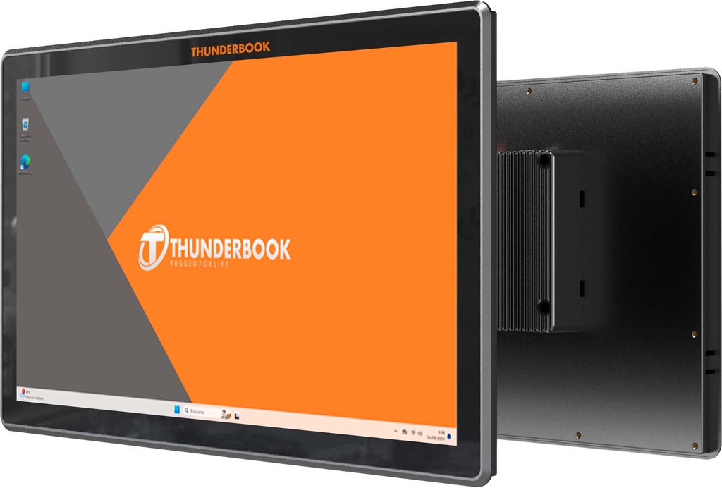 Panel PC 18,5" Windows - Hercules W185 - FRONT BACK LAT DER