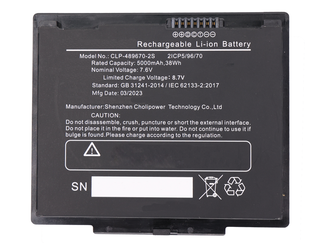 Batería de recambio - SPARTAN W800 / W100 - COLOSSUS W803 / W103